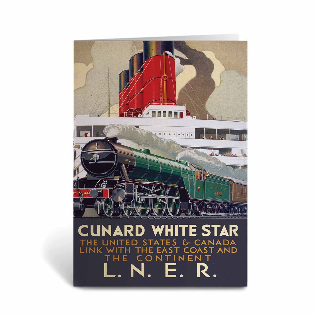 Cunard White Star Greeting Card