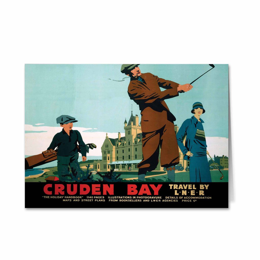 Cruden Bay Golf Greeting Card