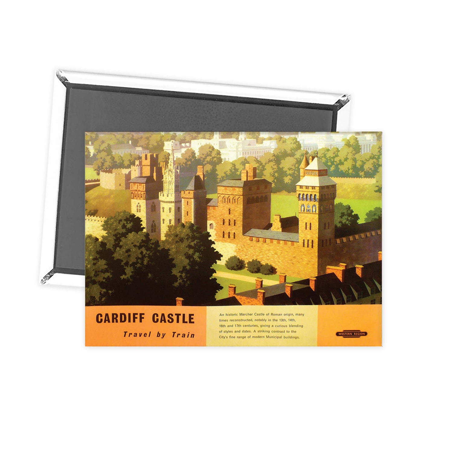 Cardiff Castle Fridge Magnet