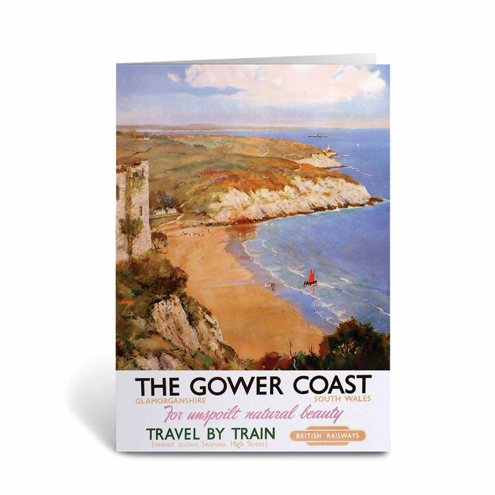 The Gower Coast, Glamorganshire Greeting Card