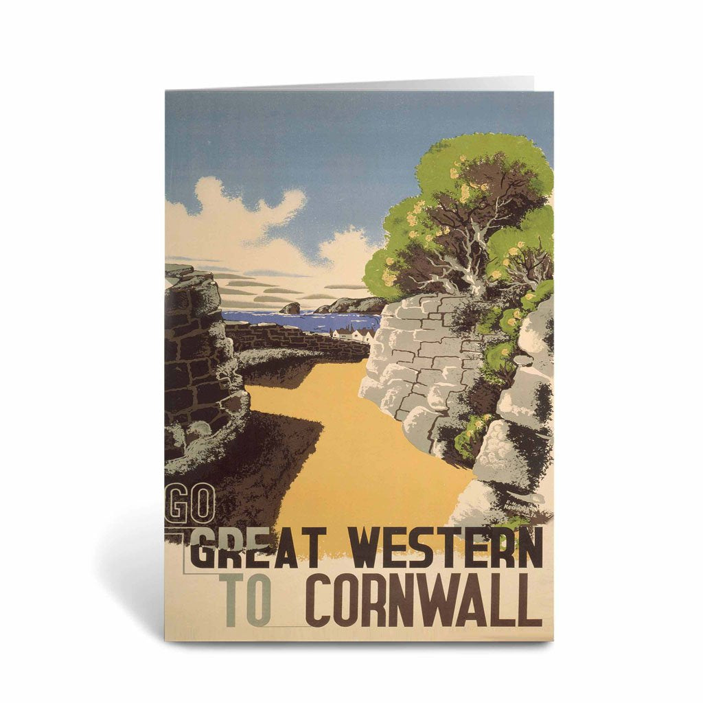 Great Western to Cornwall Greeting Card