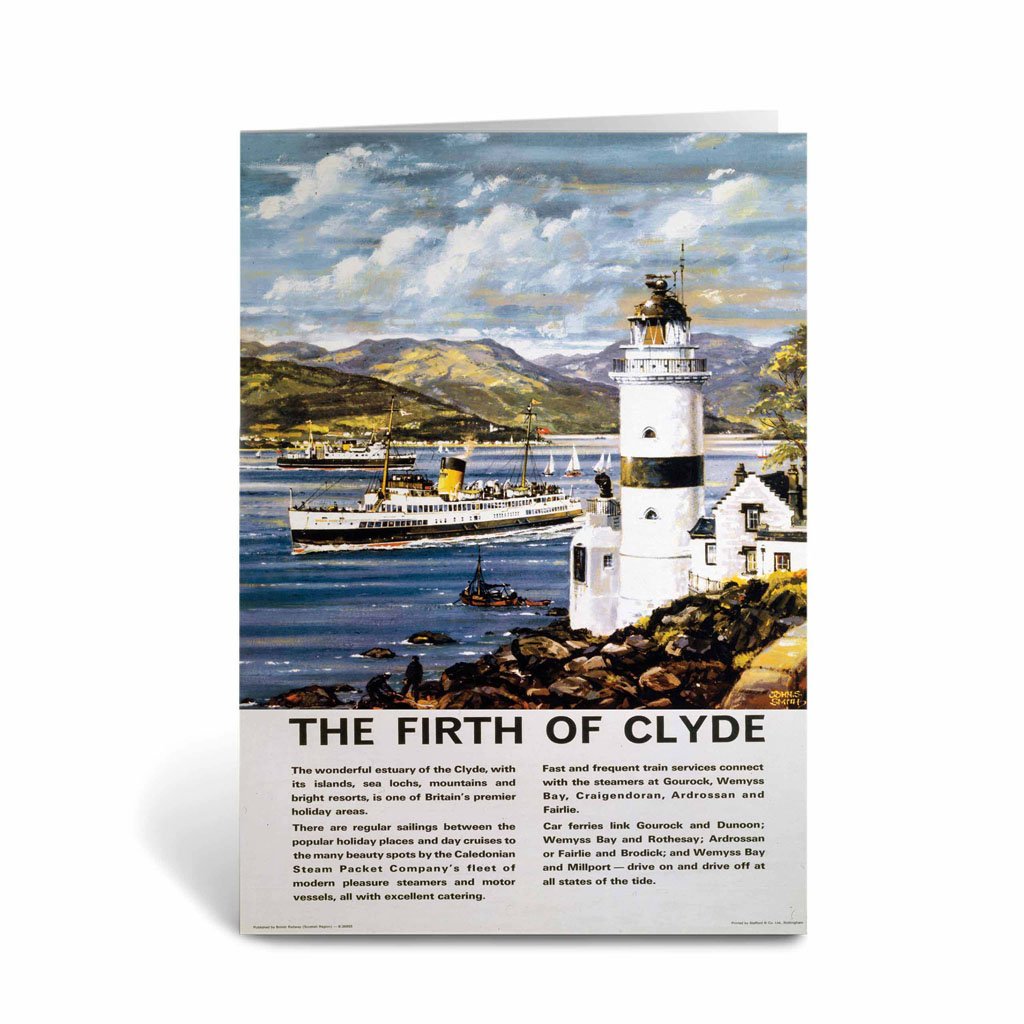 Firth of Clyde Information Greeting Card