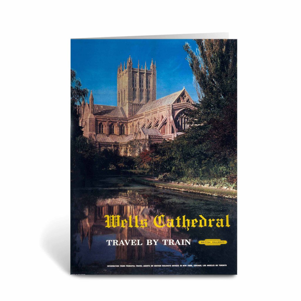 Wells Cathedral - British Railways Greeting Card