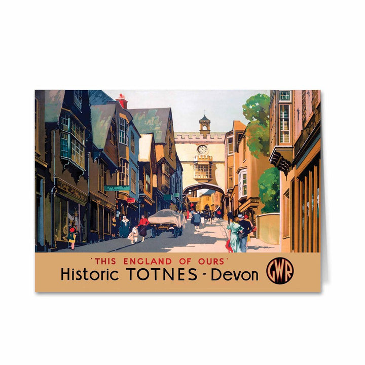 Historic Totnes - Devon Greeting Card