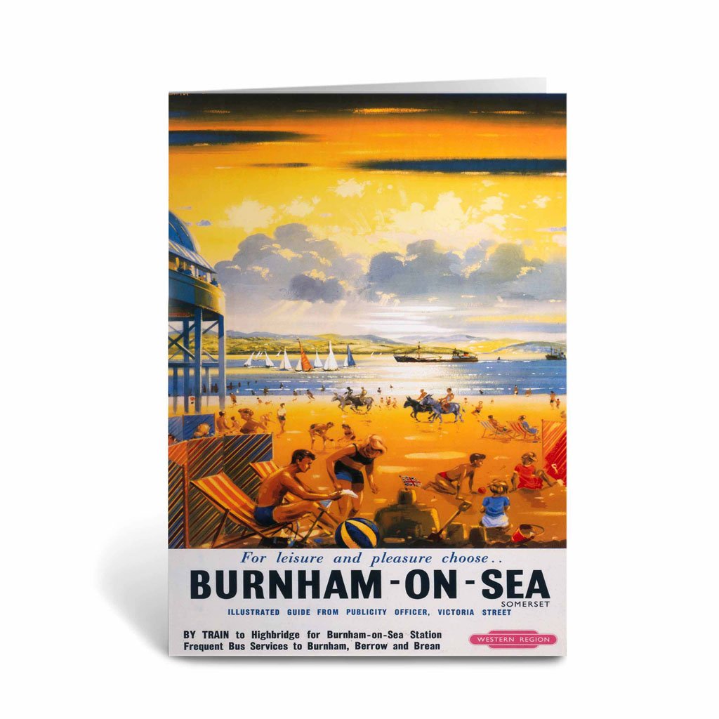 Burnham-on-Sea for Leisure and Pleasure Greeting Card