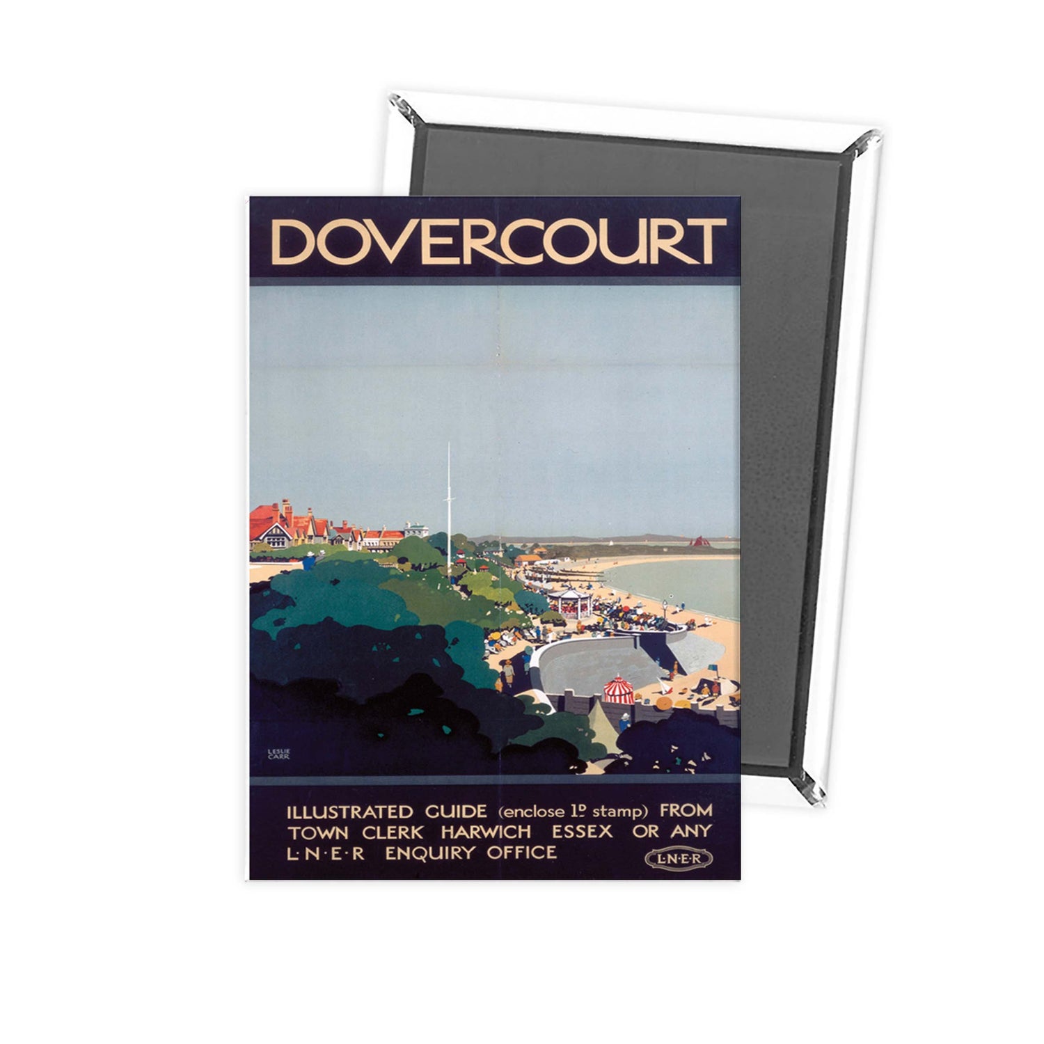 Dovercourt illustrated guide Fridge Magnet