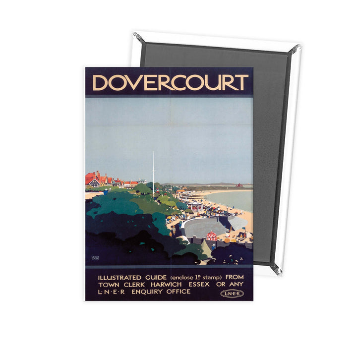 Dovercourt illustrated guide Fridge Magnet