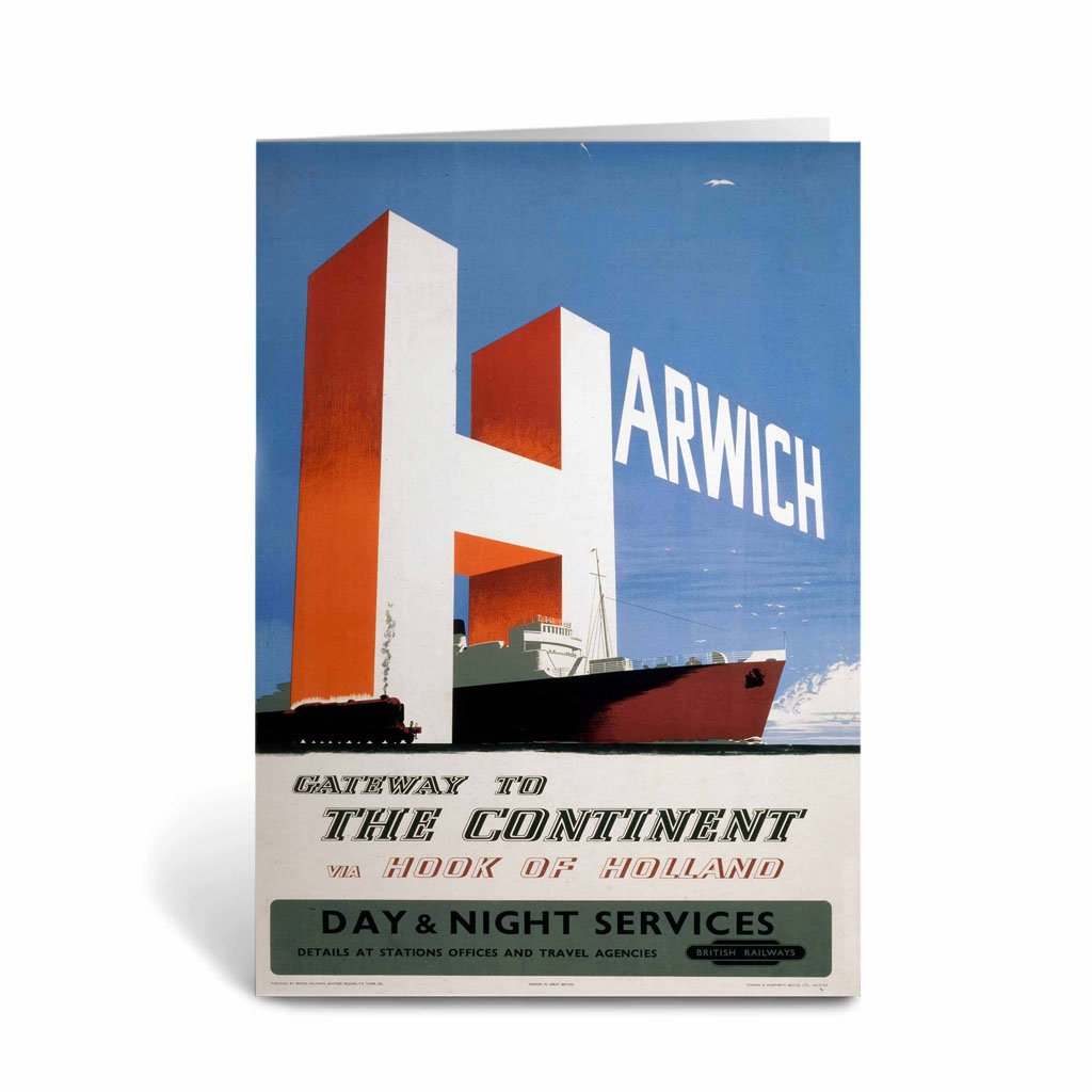 Harwich, Gateway to the Continent Greeting Card