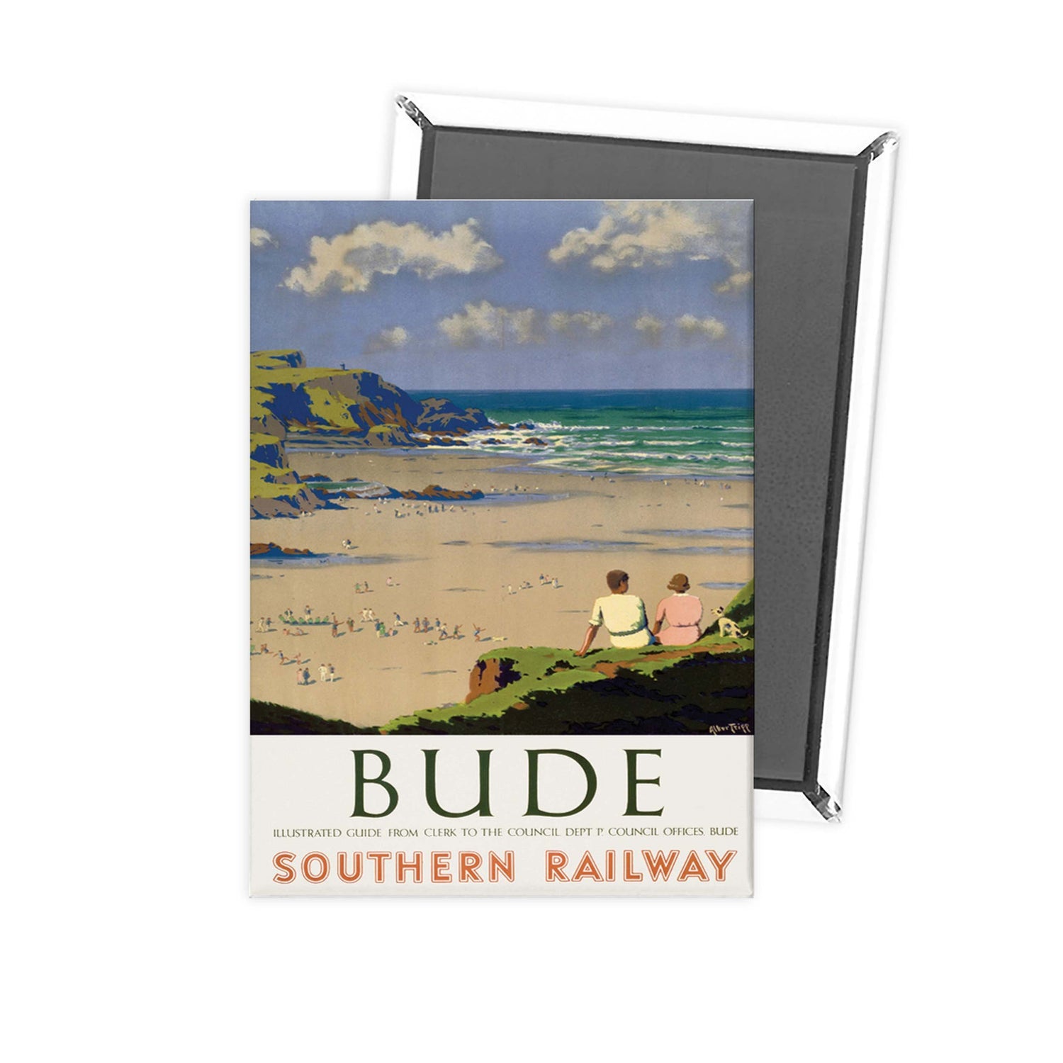 Bude, Southern Railway Fridge Magnet