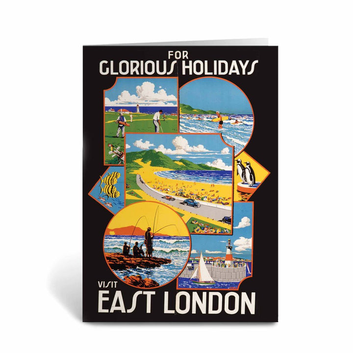 for Glorious Holidays Visit East London Greeting Card