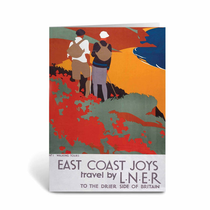 East Coast Joys No 1 Walking Tours Greeting Card