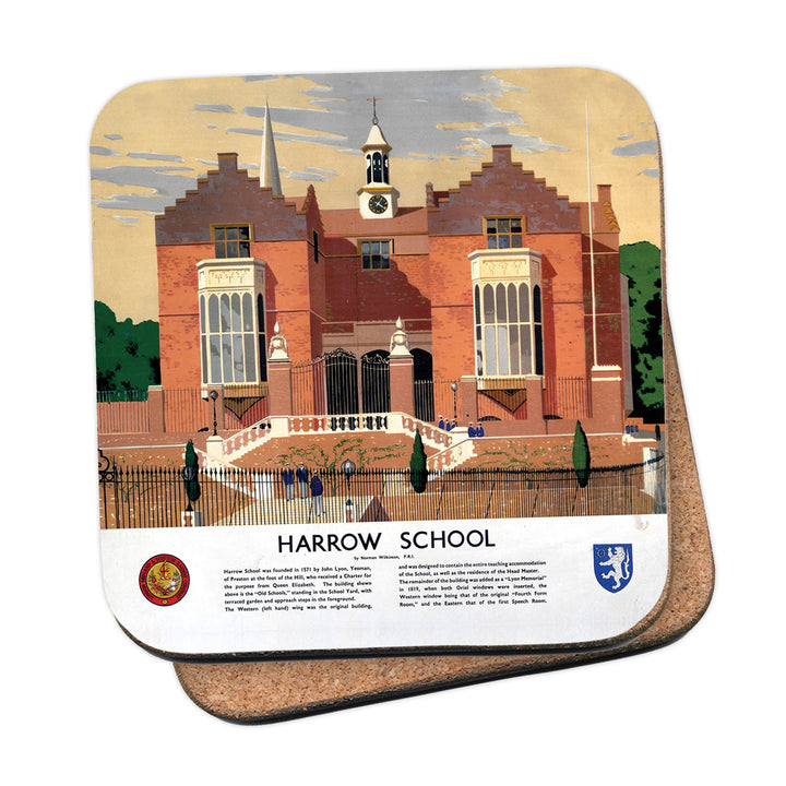 Harrow School Coaster