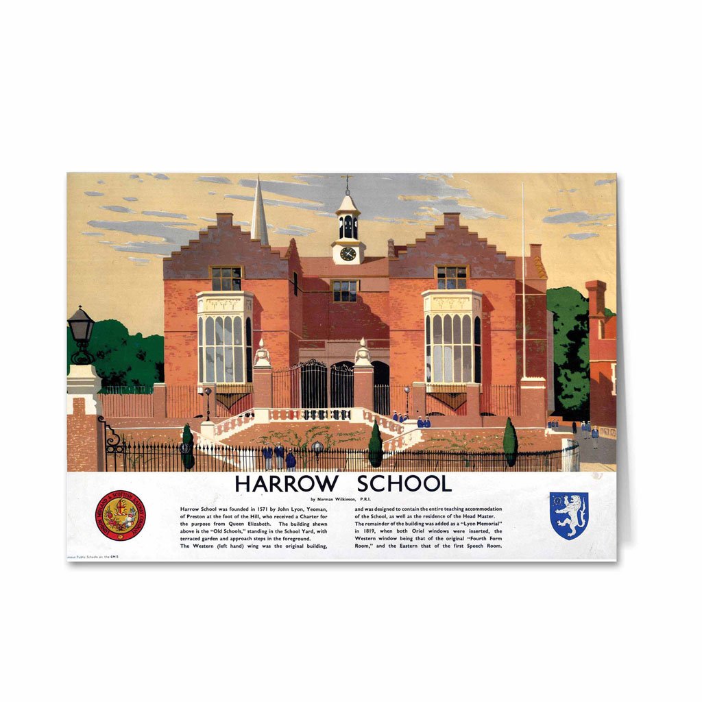 Harrow School Greeting Card