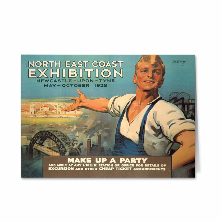 North East Coast Exhibition Greeting Card