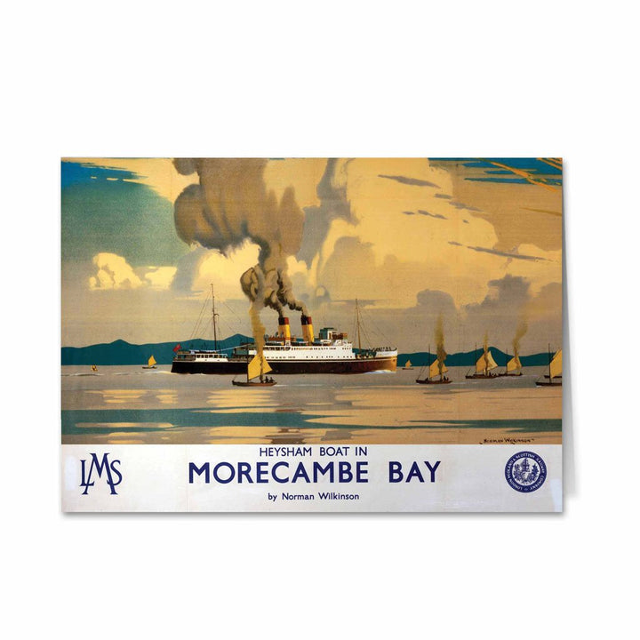 Morecambe Bay - Heysham Boat Greeting Card