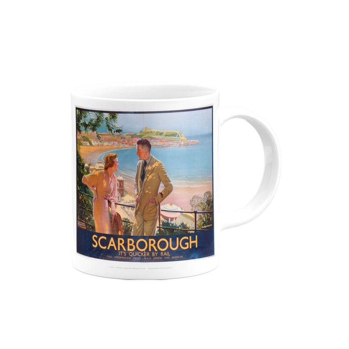 Scarborough, It's Quicker By Rail Mug