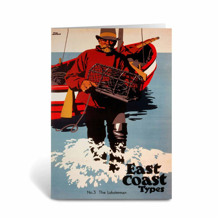 East Coast Types No 3 The Lobsterman Greeting Card