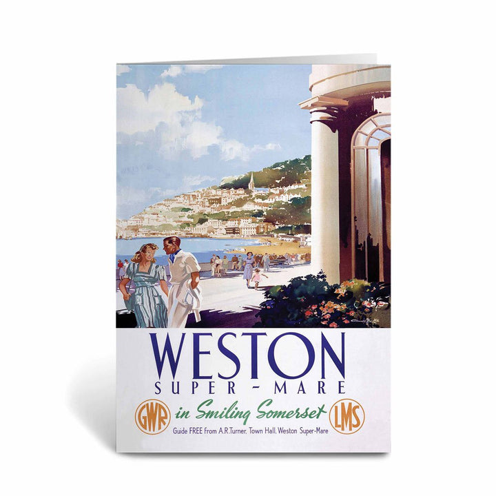 Weston in Smiling Somerset Greeting Card