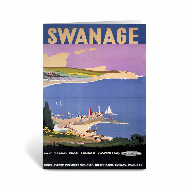 Swanage from London Greeting Card