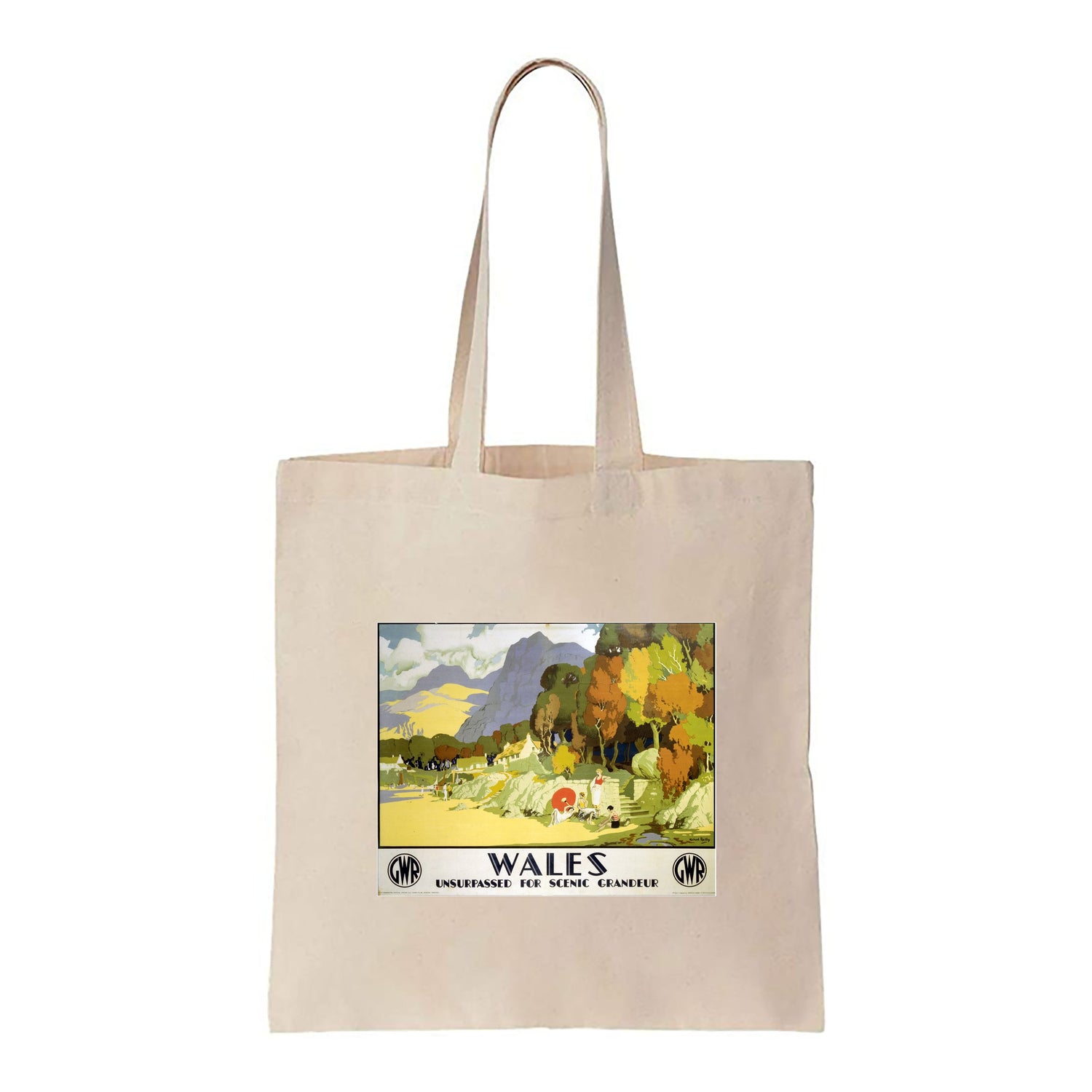 Wales, Scenic Grandeur - Canvas Tote Bag