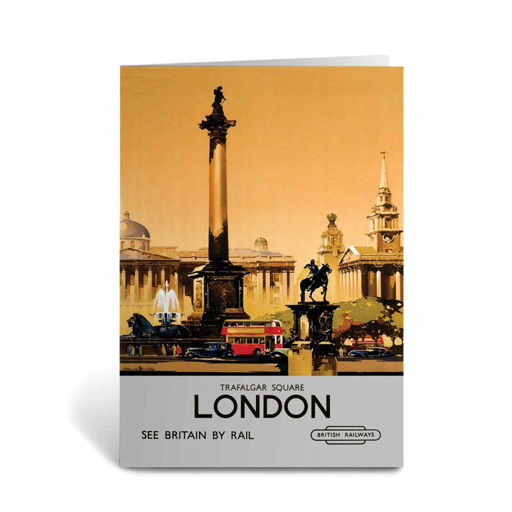 Trafalgar Square London Greeting Card