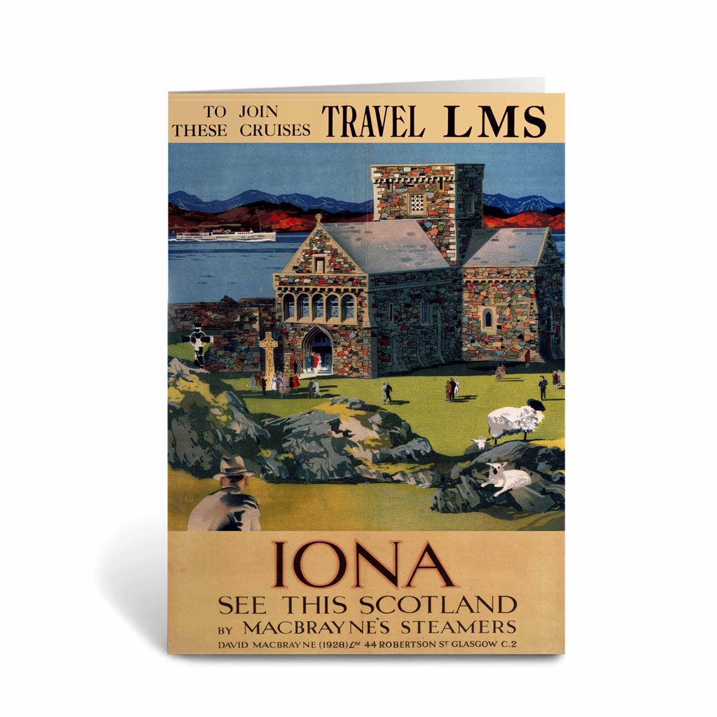 Iona - see this Scotland in Macbrayne's Steamers Greeting Card