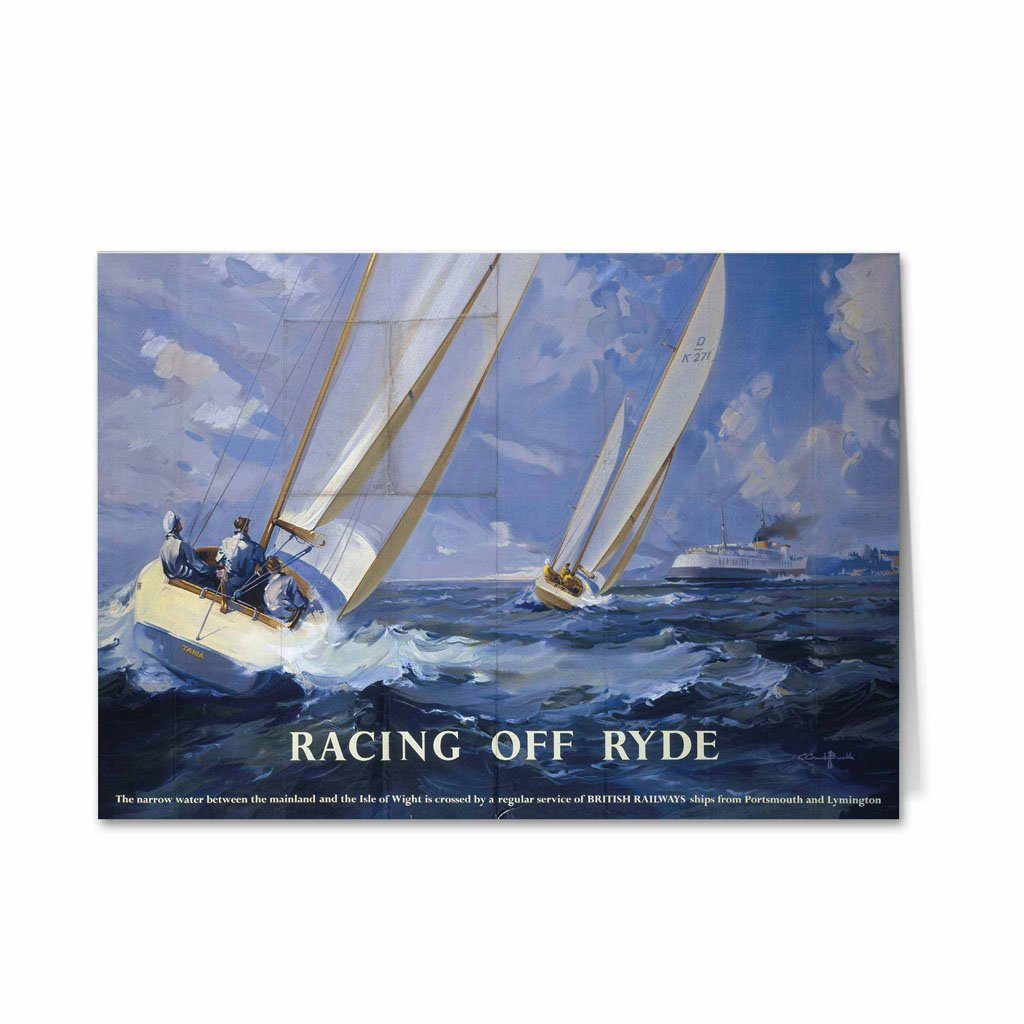 Racing off Ryde Greeting Card