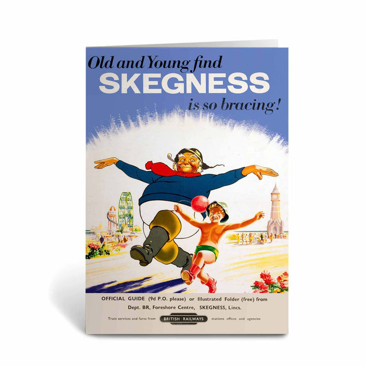 Old and Young Skegness Greeting Card