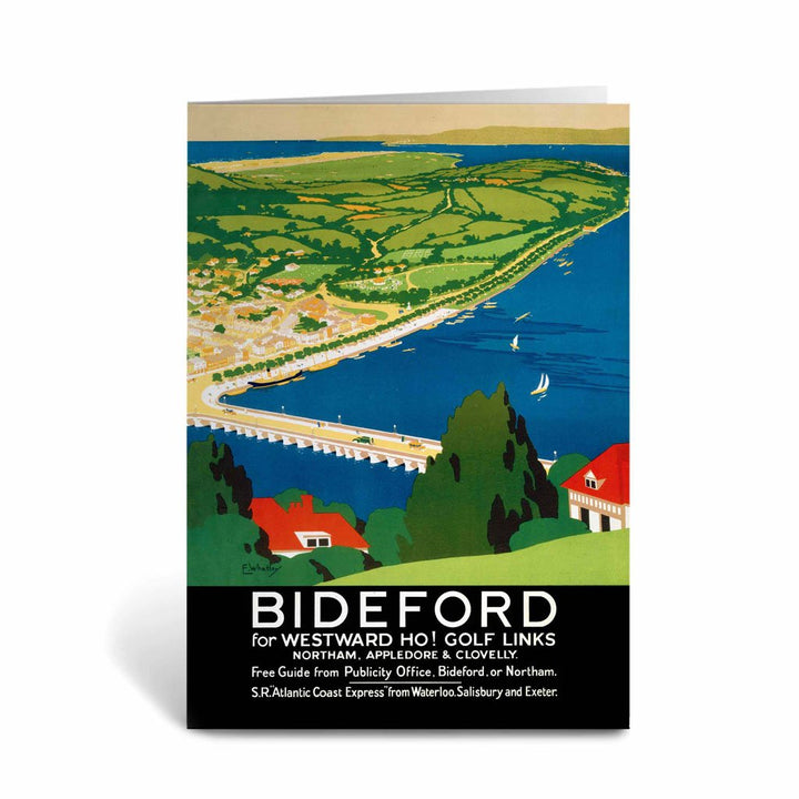 Bideford for Westward Ho! Golf Links Greeting Card