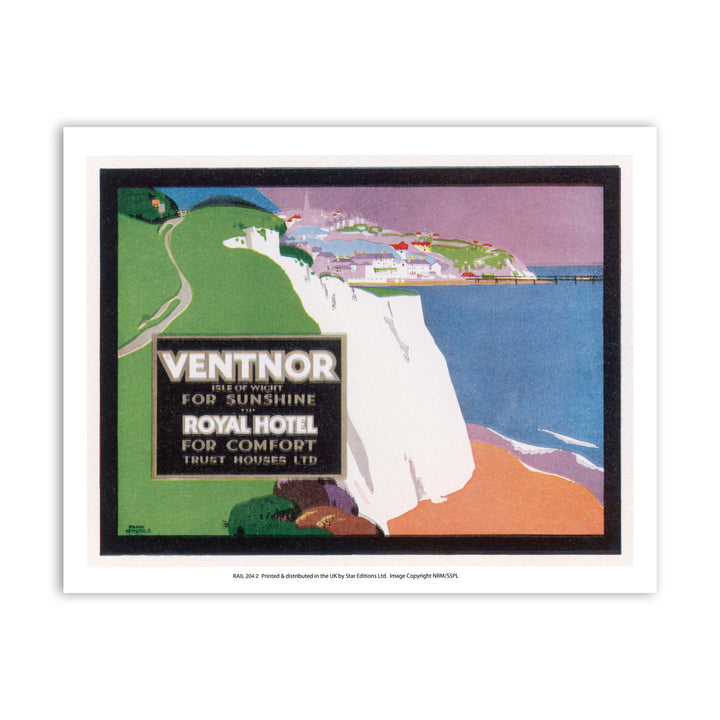 Ventor Isle of Wight for Sunshine Art Print