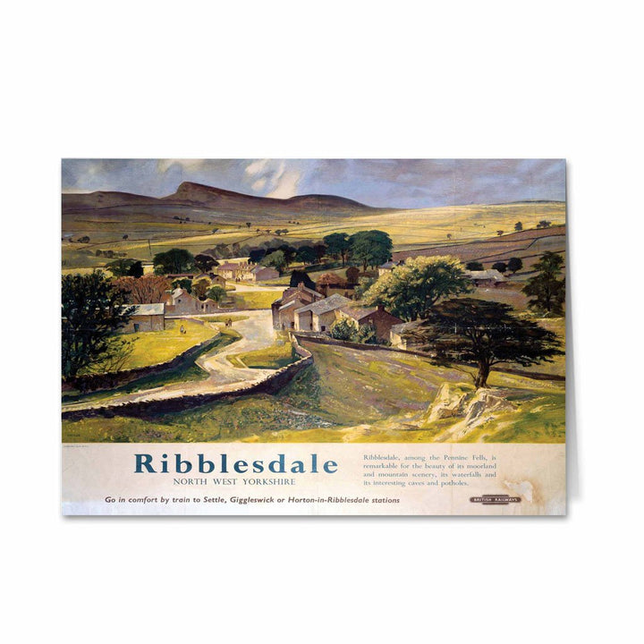 Ribblesdale North West Yorkshire Greeting Card