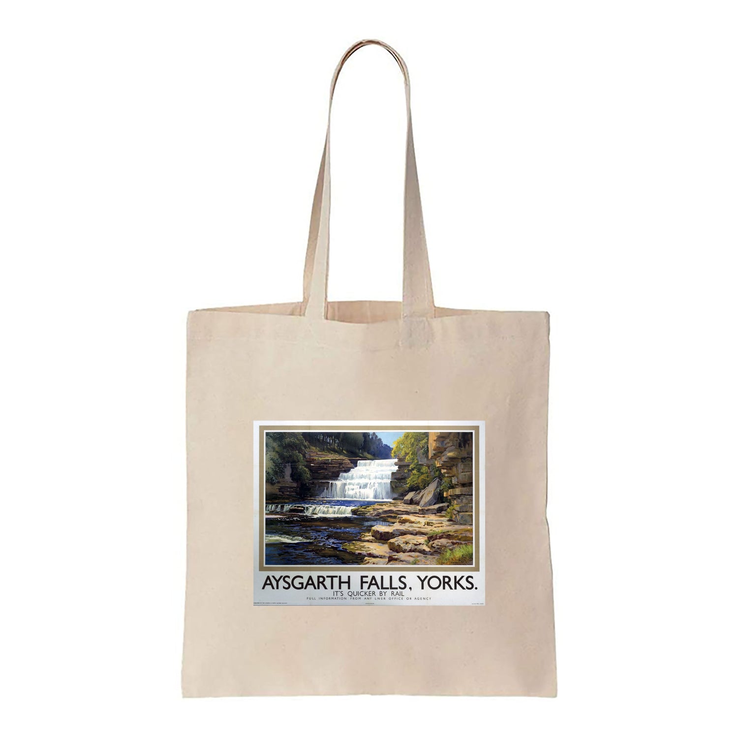 Aysgarth Falls, Yorkshire - Canvas Tote Bag