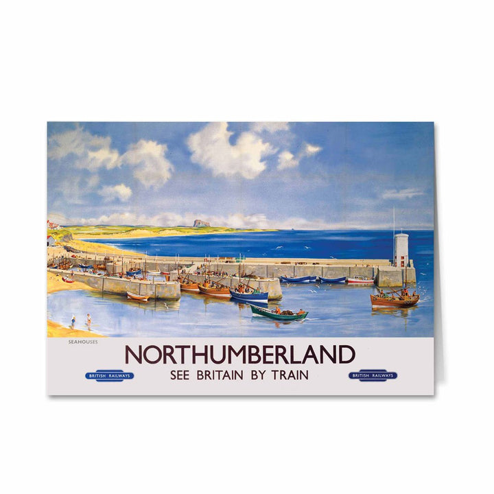 Northumberland, Seahouses Greeting Card