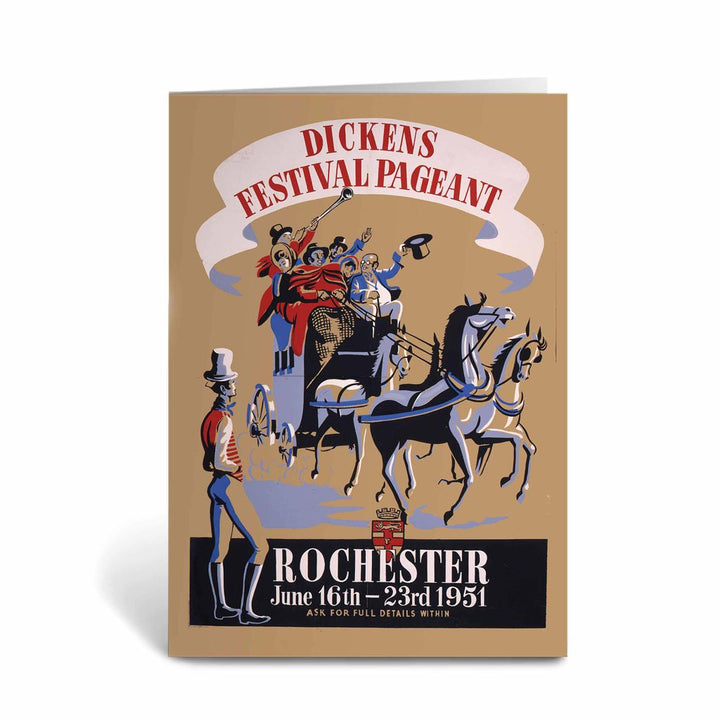 Rochester - Charles Dickens Festival Greeting Card