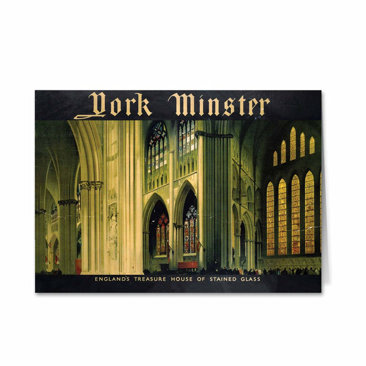 York Minster, Treasure House of Stained Glass Greeting Card