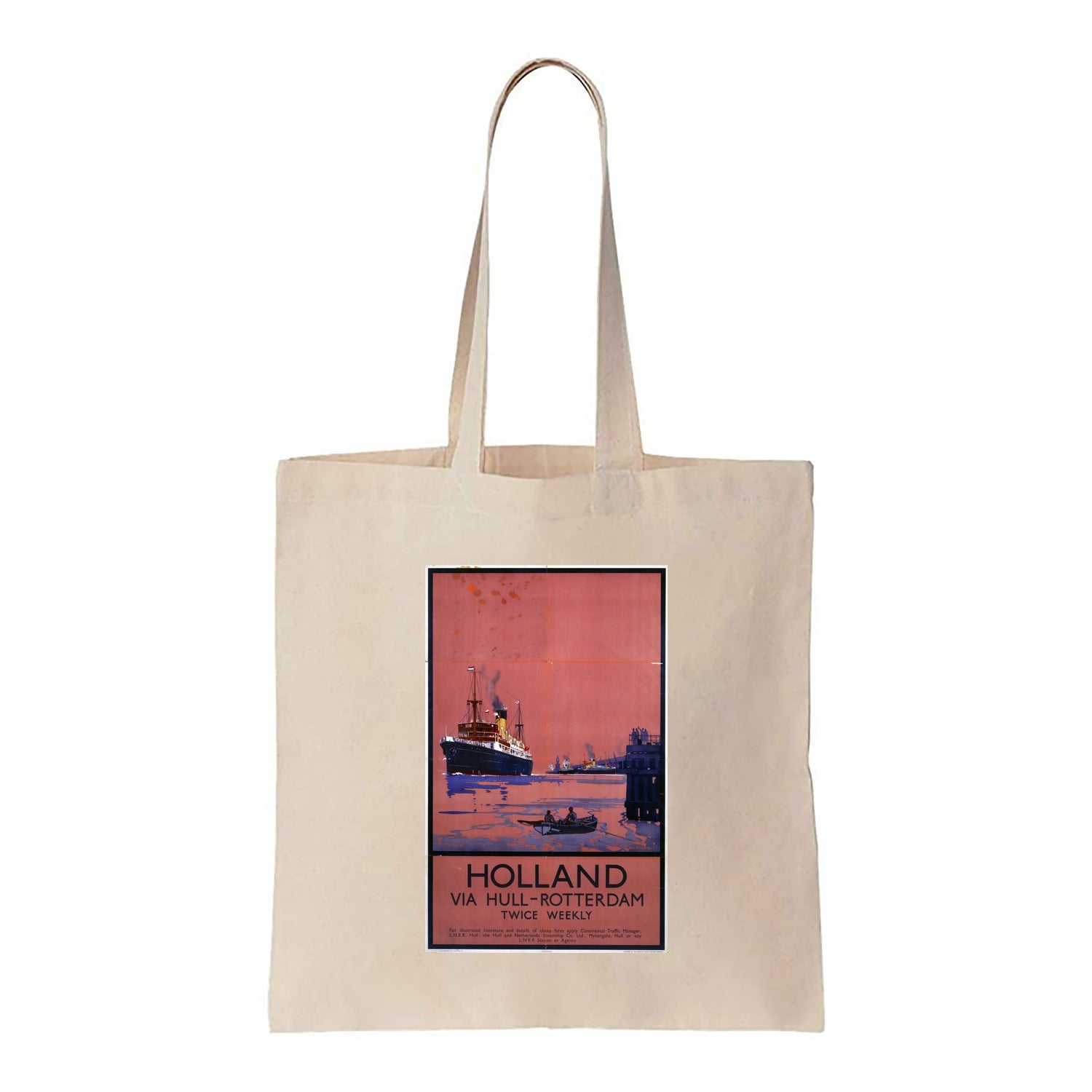 Holland via Hull - Rotterdam - Canvas Tote Bag