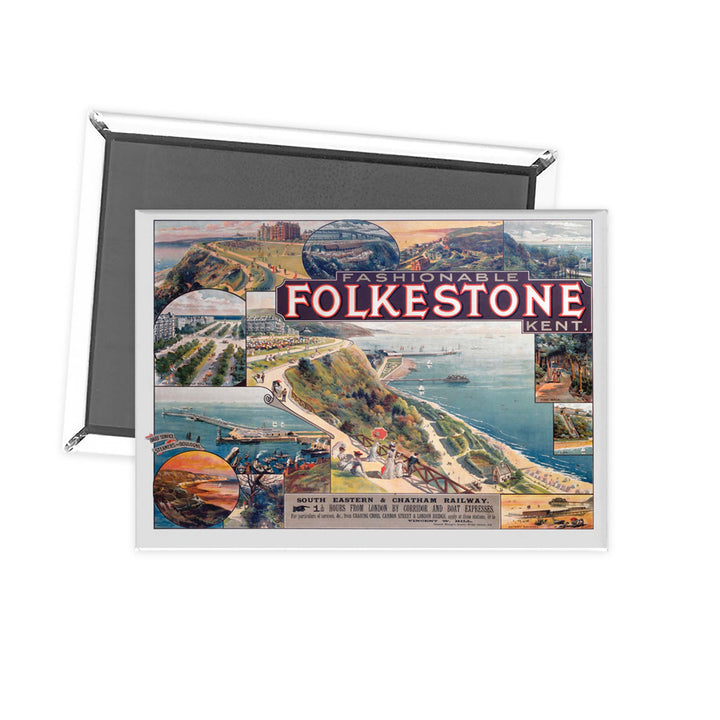 Folkestone Kent Fridge Magnet