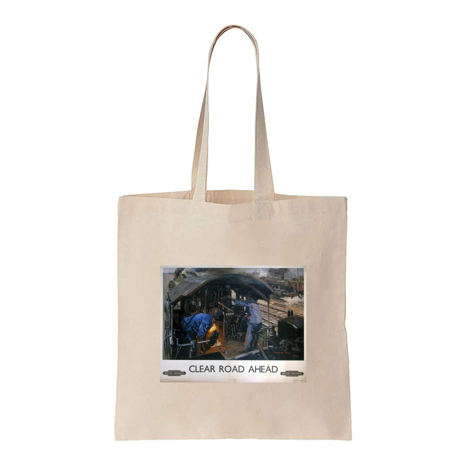 Clear Road Ahead British Railways - Canvas Tote Bag