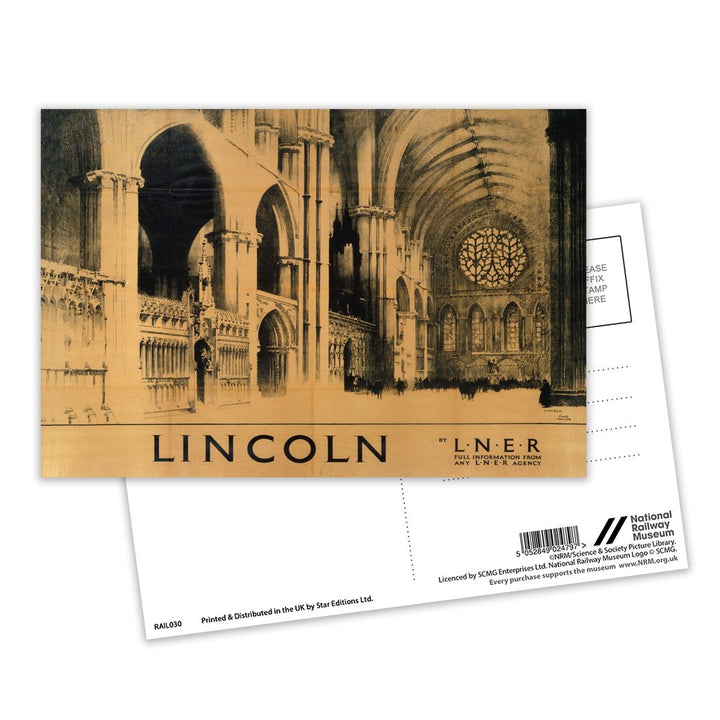 Lincoln by LNER Postcard Pack of 8