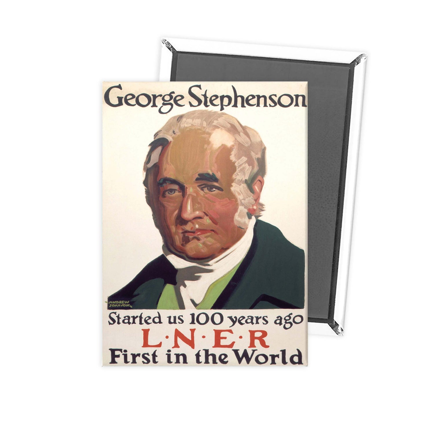 George Stephenson LNER Fridge Magnet