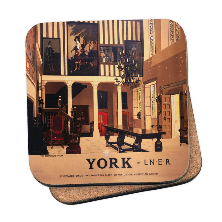 York The Treasurers House Coaster