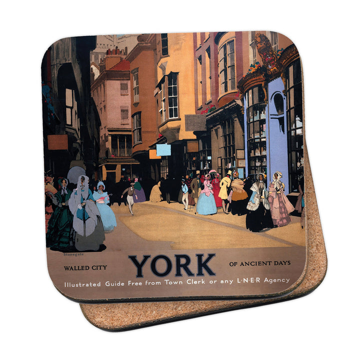 York, Walled City of Ancient Days LNER Coaster