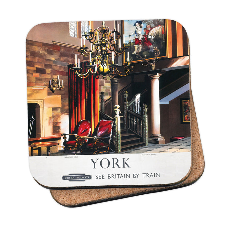 York The Treasurers House Coaster