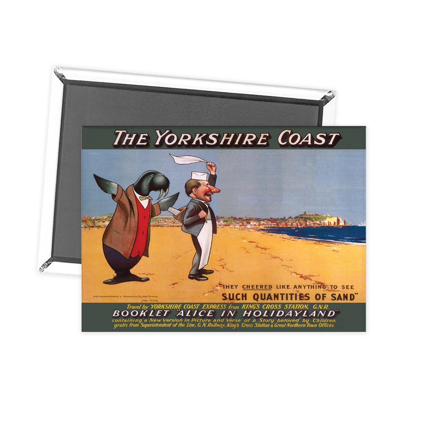 The Yorkshire Coast Fridge Magnet