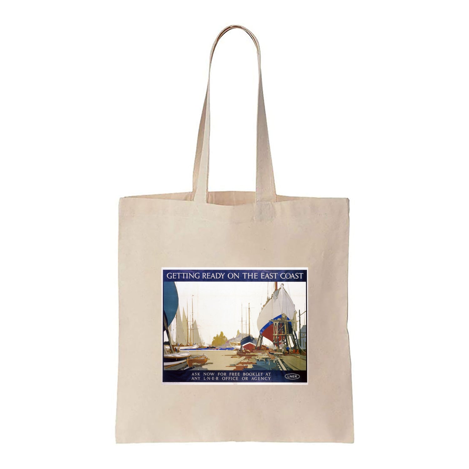 Getting Ready on the East Coast LNER - Canvas Tote Bag