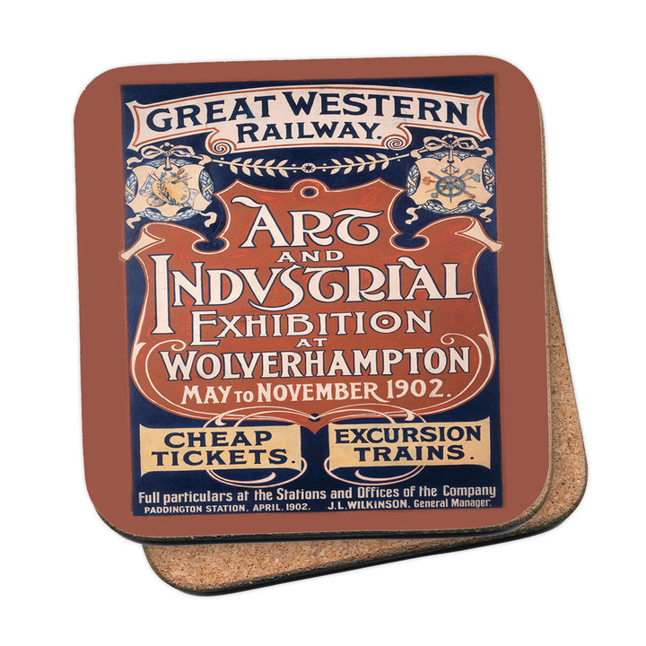 Art and Industrial Wolverhampton GWR Coaster