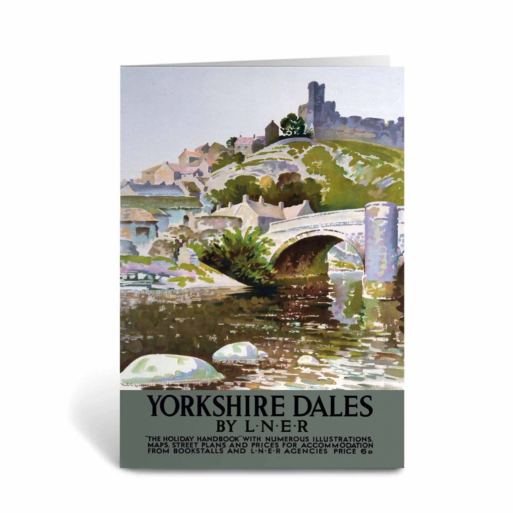 Yorkshire Dales By LNER Greeting Card