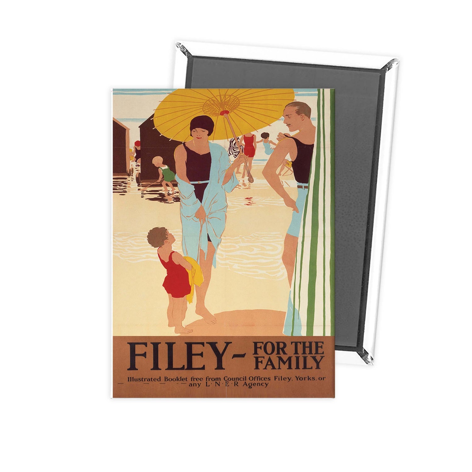 Filey for the Family LNER Fridge Magnet