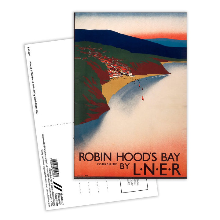 Robin Hood's Bay, Yorkshire Postcard Pack of 8