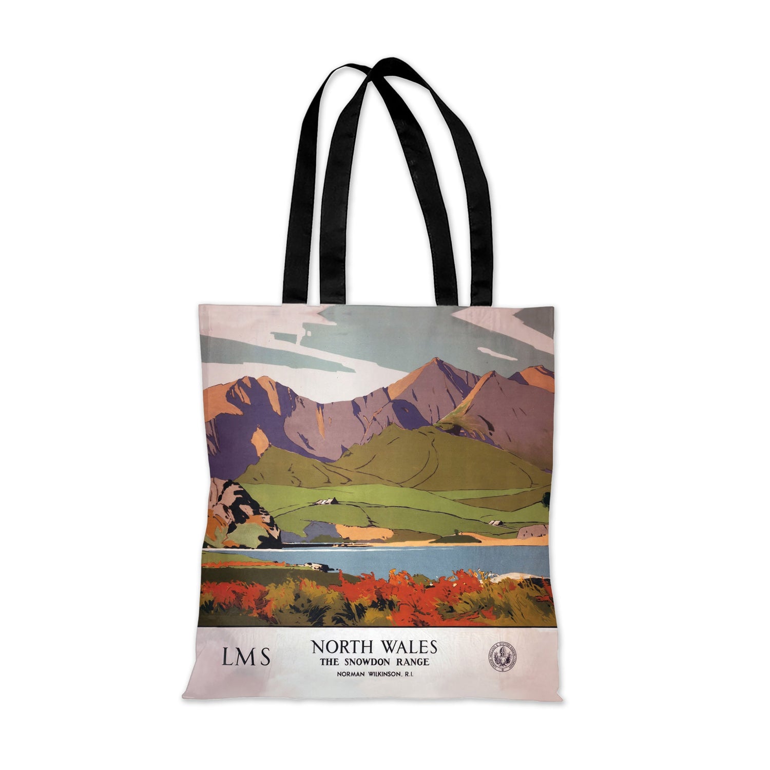 North Wales, The Snowdon Range - Edge to Edge Tote Bag